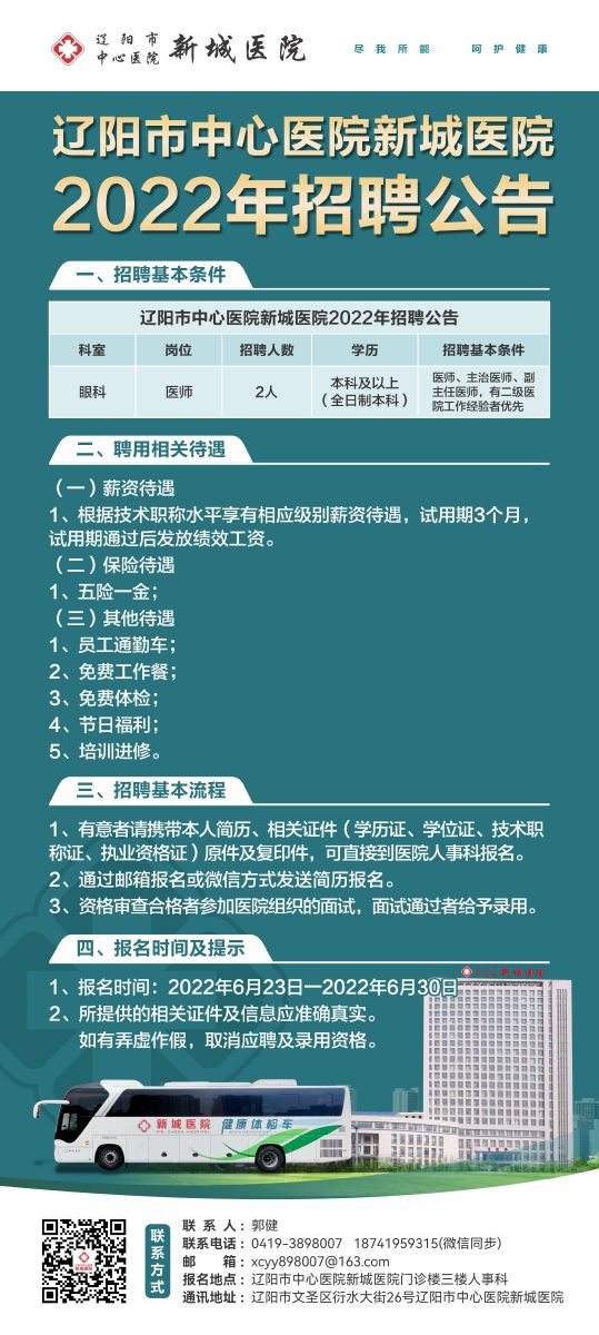 最新辽宁省医院招聘b超信息