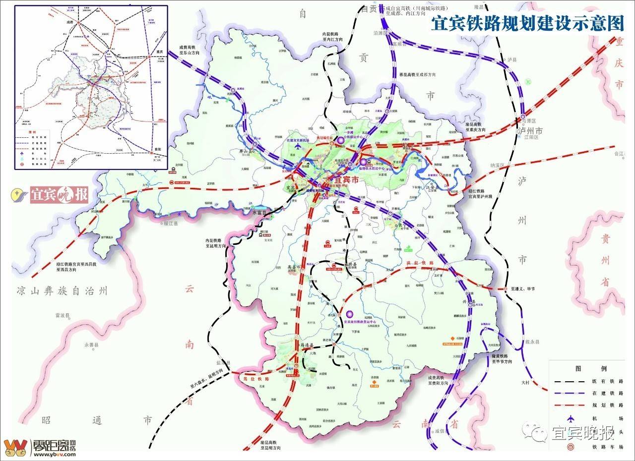 宜宾县最新公路规划图