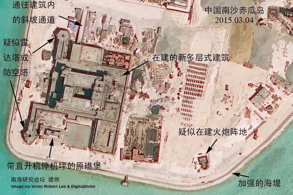 中国南海填岛最新进展